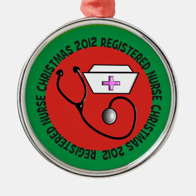 Registered Nurse Christmas Ornament 2012 (Front)