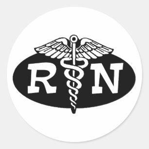 Registered Nurse Classic Round Sticker