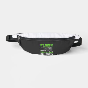 Registered Nurse Halloween Spiderweb and Raven Bum Bags