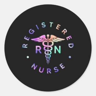 Registered Nurse Healthcare Hospital Nurse - Rn Ti Classic Round Sticker