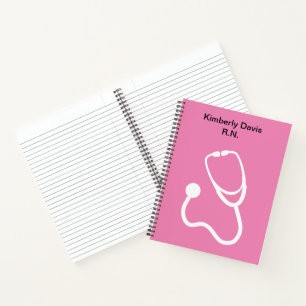 Registered Nurse  Monogram Medical Notes Notebook