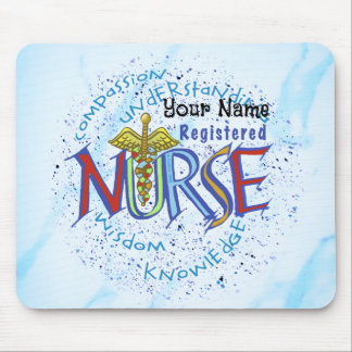 Registered Nurse Motto Mouse Pad