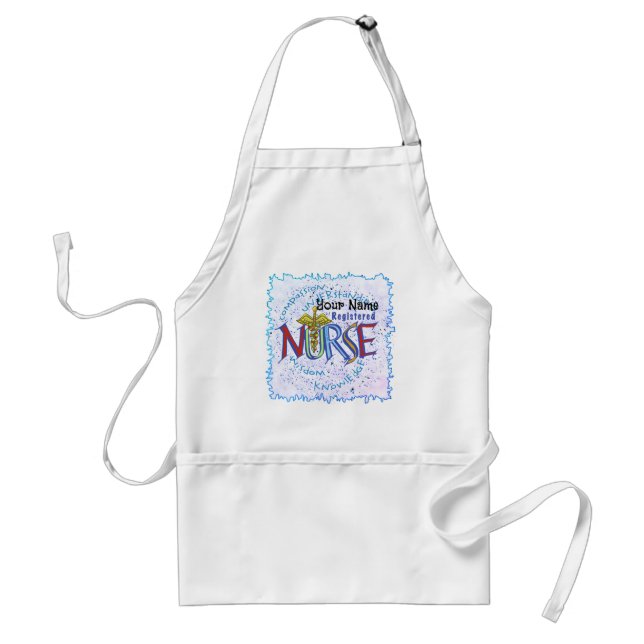 Registered Nurse Motto Standard Apron (Front)