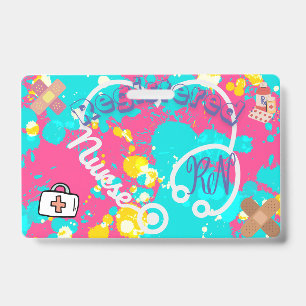 Registered Nurse Name Badge ID Badge