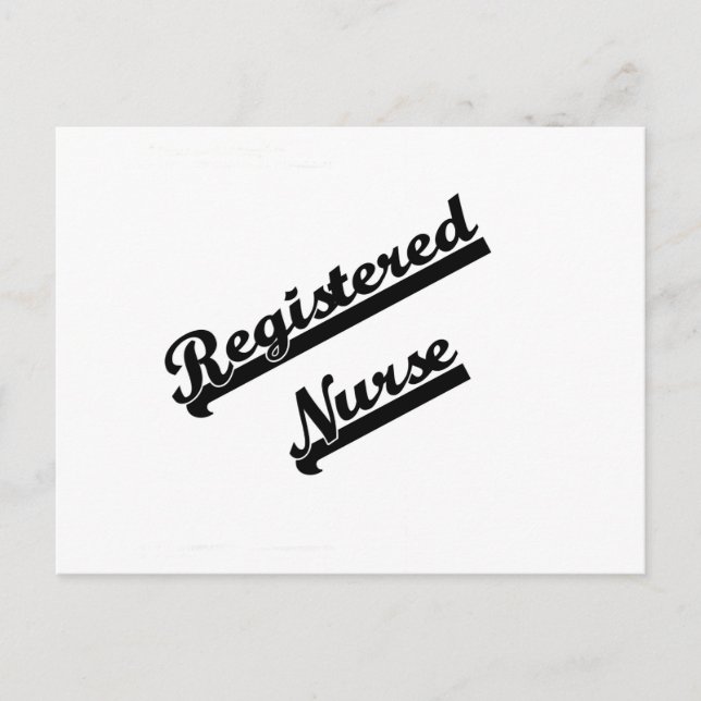 Registered Nurse Postcard (Front)