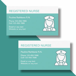 Registered Nurse Professional Business Card