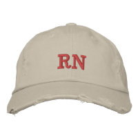 Registered Nurse RN Beige Red