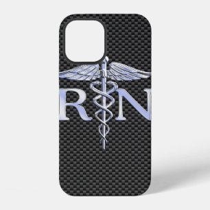 Registered Nurse RN Caduceus Snakes Decor iPhone 12 Case