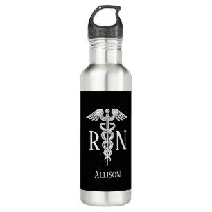 Registered Nurse RN Medical Caduceus Personalised 710 Ml Water Bottle
