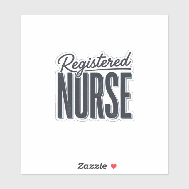 Registered Nurse Script Typography Vector Design_1 (Sheet)