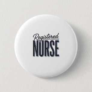 Registered Nurse Script Typography Vector Design_1 6 Cm Round Badge