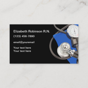 Registered Nurse Simple Business Cards