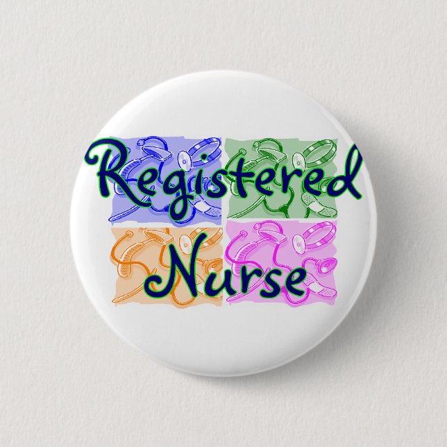 Registered Nurse T-Shirts & Gifts--Unique items 6 Cm Round Badge (Front)