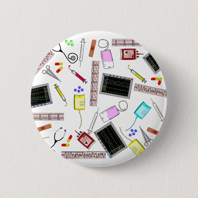 Registered Nurse Tools 6 Cm Round Badge (Front)