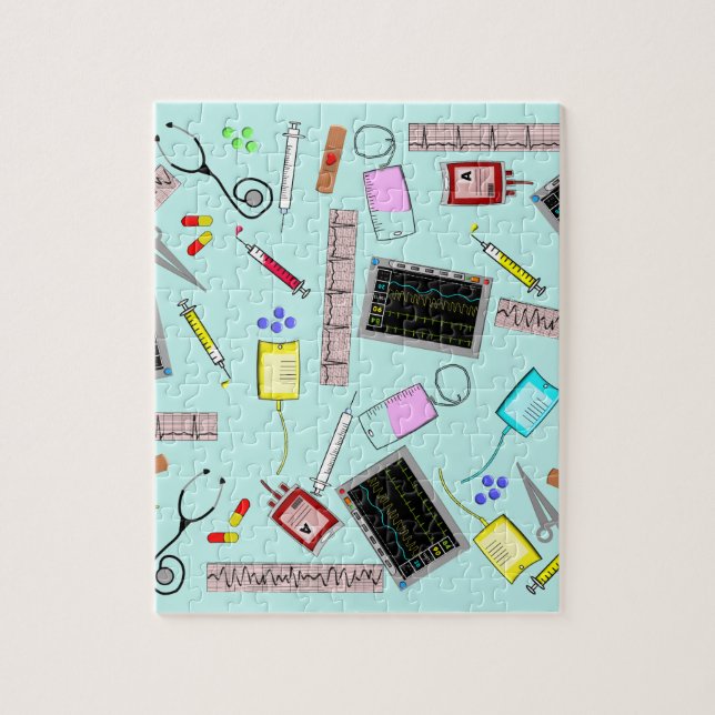 Registered Nurse Tools Jigsaw Puzzle ll (Vertical)