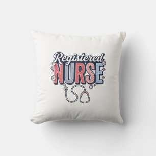 Registered Nurse Vintage Vector Shirt Design_1 Cushion