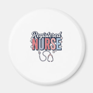 Registered Nurse Vintage Vector Shirt Design_1 Magnet