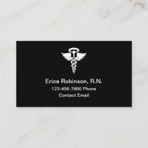 Registered Nurse Visiting Angel Medical Business Card