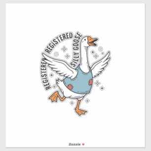 Registered Silly Goose Vintage Vector Shirt Design