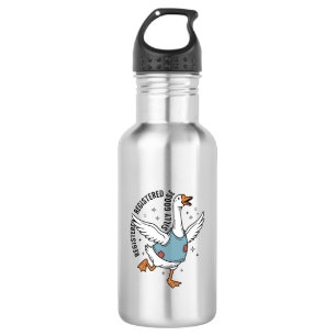 Registered Silly Goose Vintage Vector Shirt Design 532 Ml Water Bottle