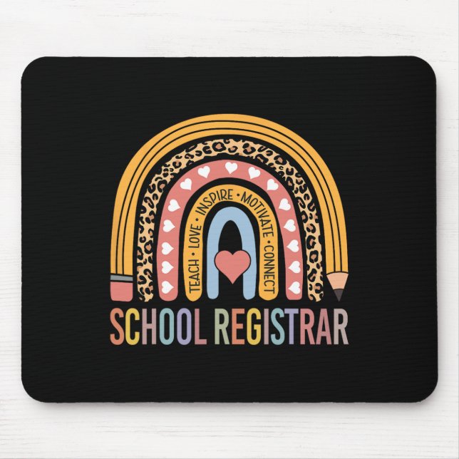 Registrar 100th Day Of School Recorder  Mouse Pad (Front)