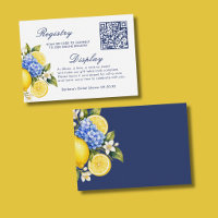 Registry and Gift Display Lemon Bridal Shower
