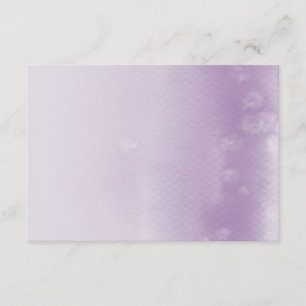 REGISTRY CARD :: ombre watercolor purple