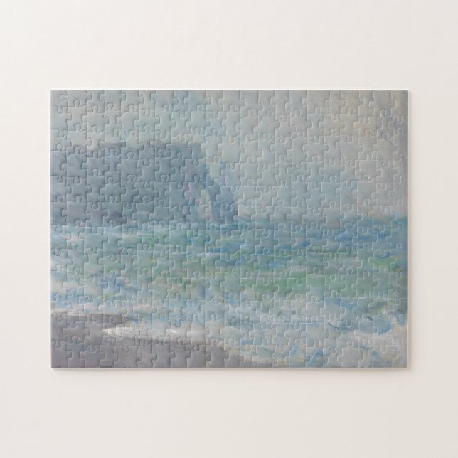 Regnvaer Etretat by Claude Monet Jigsaw Puzzle (Horizontal)