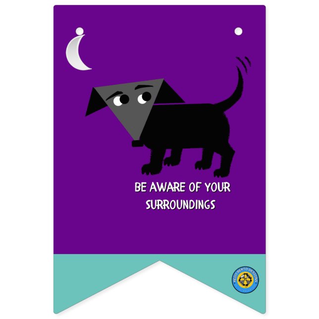 Rego Berto printed with Tips for Living Life Bunting (Fifteenth Flag)