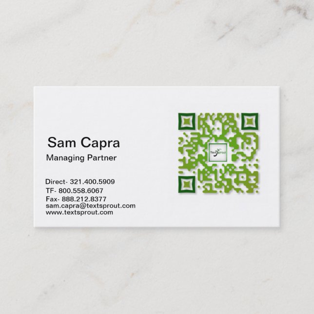 Regular Business Card (Front)
