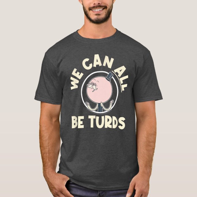 Regular Show Pops We Can All Beurds Funny Cartoon  T-Shirt (Front)