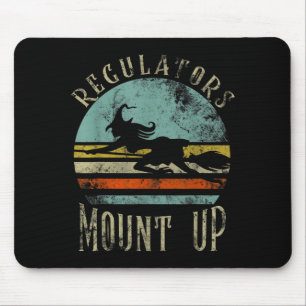 Regulators Mount Up Funny Halloween Witch Mouse Pad
