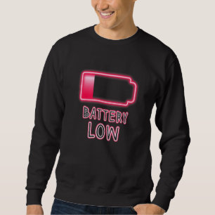 Rehab Hangover Party Battery Low Student Learning Sweatshirt