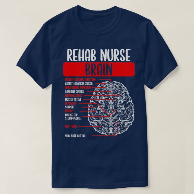 Rehab Nurse Appreciation Week Rehabilitation Nurse T-Shirt (Design Front)