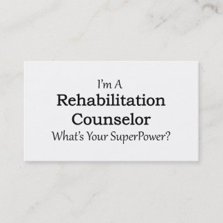 Rehabilitation Counsellor Business Card