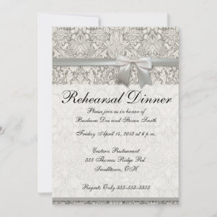 Rehearsal Dinner Customisable Template Invitation