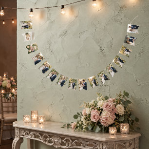 Rehearsal Dinner Decor Personalised Photo Banner