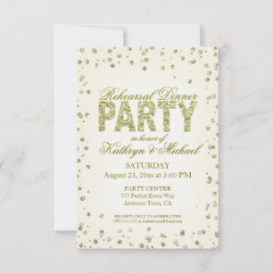 Rehearsal Dinner Invitation