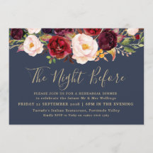 Rehearsal Dinner Invitation - The Lucy Suite