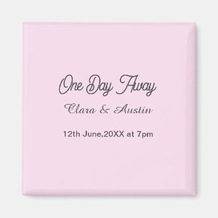 Rehearsal dinner One day away night before name da Magnet