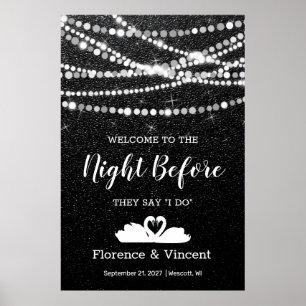 Rehearsal Dinner Welcome to the Night Before Post Poster