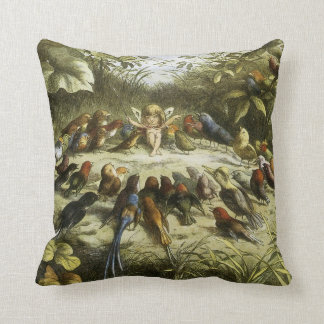 "Rehearsal in Fairyland" by Richard Doyle - Pillow