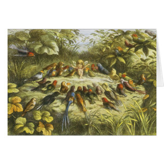 Rehearsal in Fairyland Card by Richard Doyle