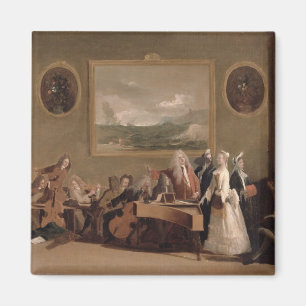 Rehearsal of an Opera, c.1709 (oil on canvas) 2 Magnet
