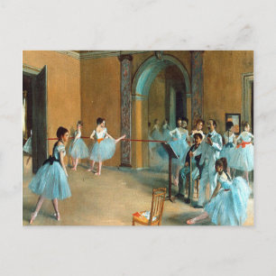 Rehearsal on the Foyer of the Opera La Rue Postcard
