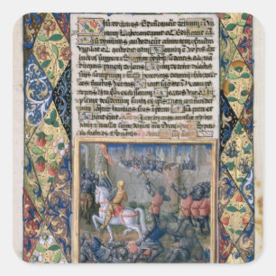 Rehoboam waging war against Jeroboam Square Sticker