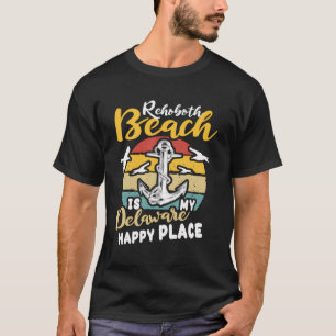 Rehoboth Beach De Vacation Anchor Delaware T-Shirt