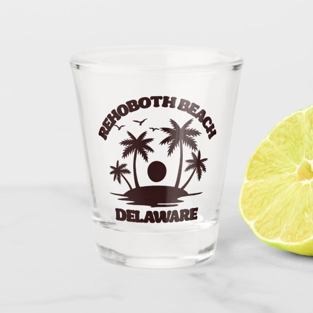 Rehoboth Beach Delaware Shot Glass (Front)