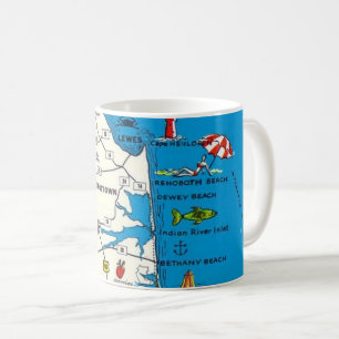 Rehoboth Bethany Beach Delaware Mug