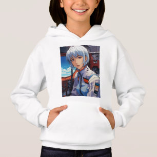 "Rei Ayanami Tribute: Vintage 90s Anime Art T-Shir
